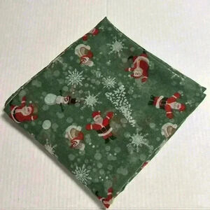 ❤️ 100% Viscose Scarf Santa Snowflakes Snowman Print Lightweight Festive Gift